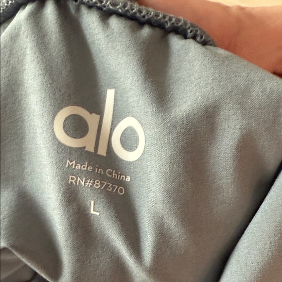 ALO Yoga Blue Athletic Shorts - Picture 2 of 2